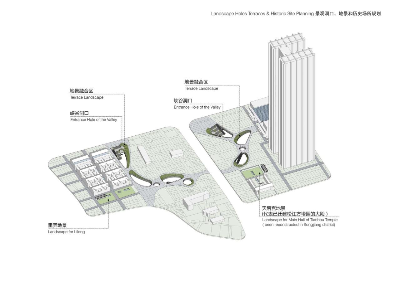 BIM建筑|上海苏河湾万象天地 / Kokaistudios