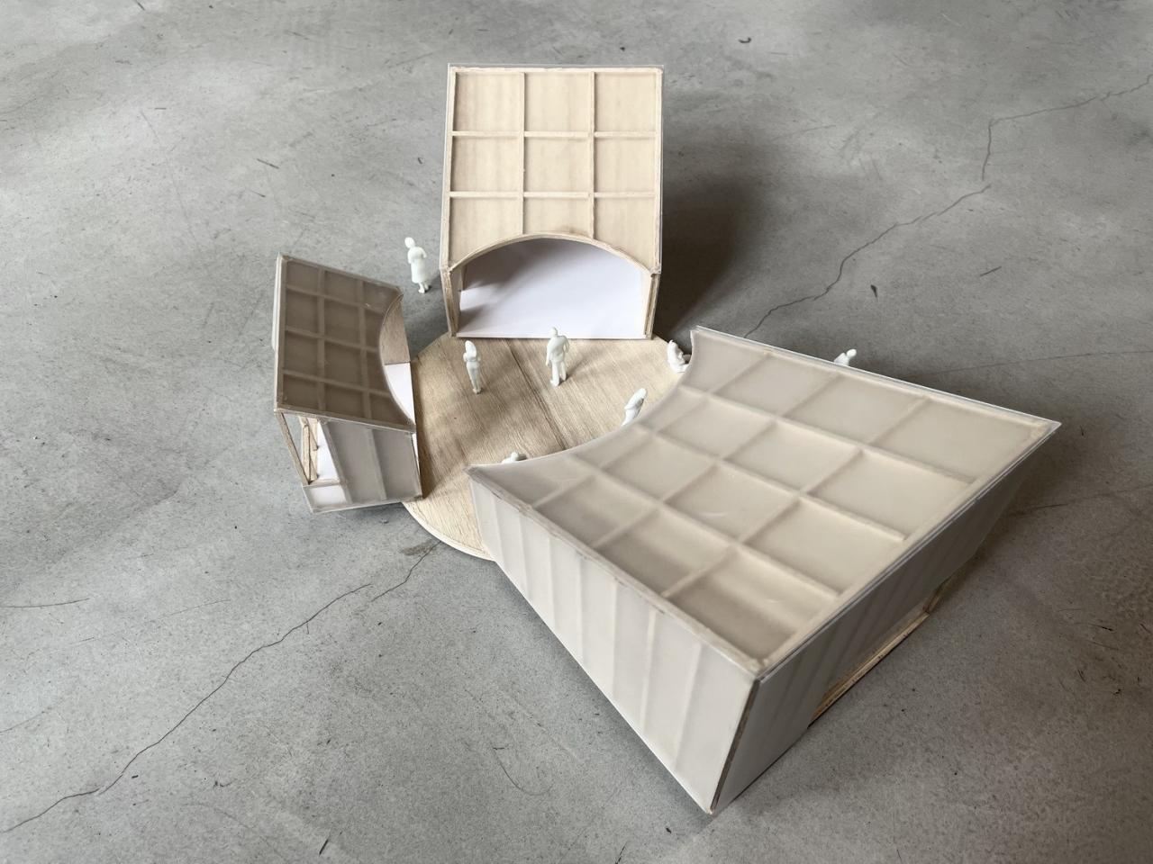 BIM建筑|间园 ：闹市中的空间装置 / 间筑设计