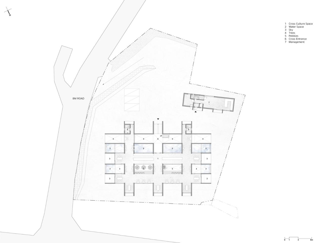 BIM建筑|‘跨文化空间’，NONSPACE 咖啡馆 / ON Architecture INC.