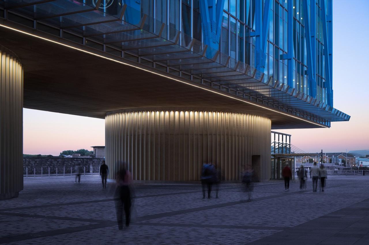 BIM建筑|蓝色‘骨头’，EXO 办公大楼 / Shay Cleary Architects