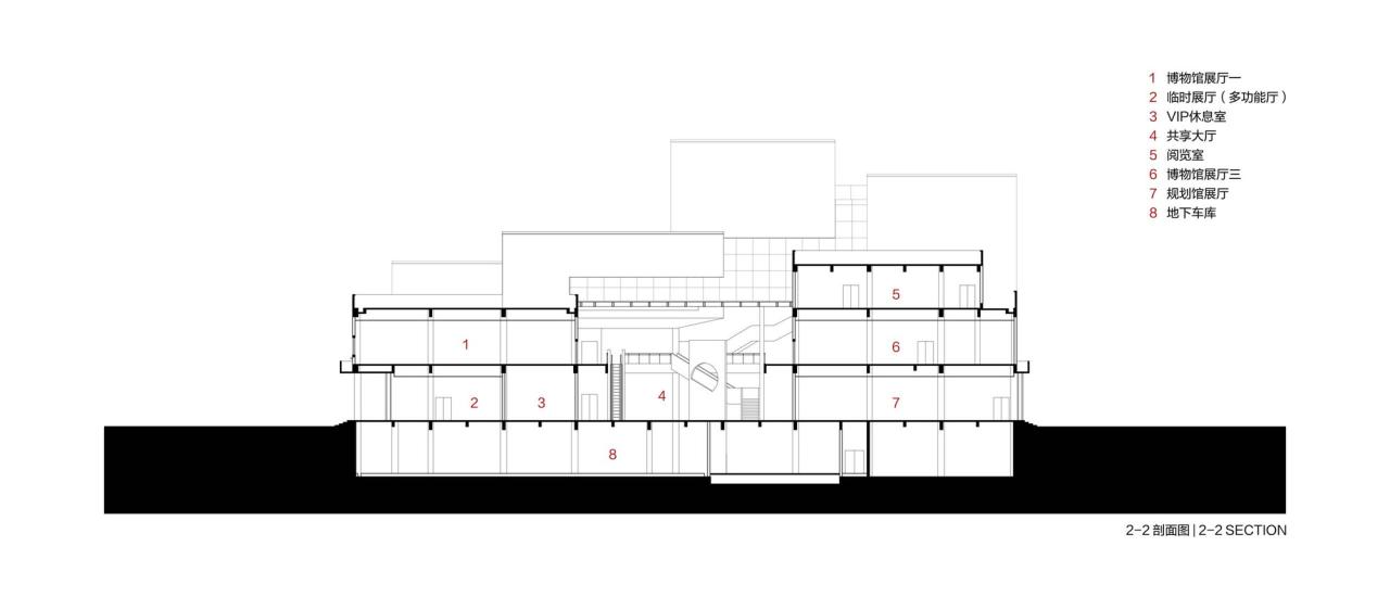 BIM建筑|嵩县三馆合一建设项目 / 王晖建筑工作室