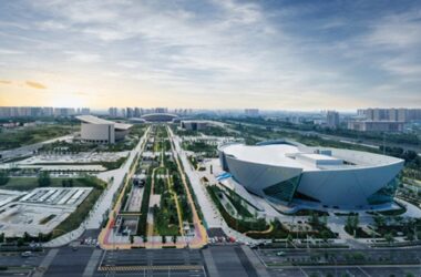 BIM建筑|帆状造型的郑州大剧院建成-BIM建筑网