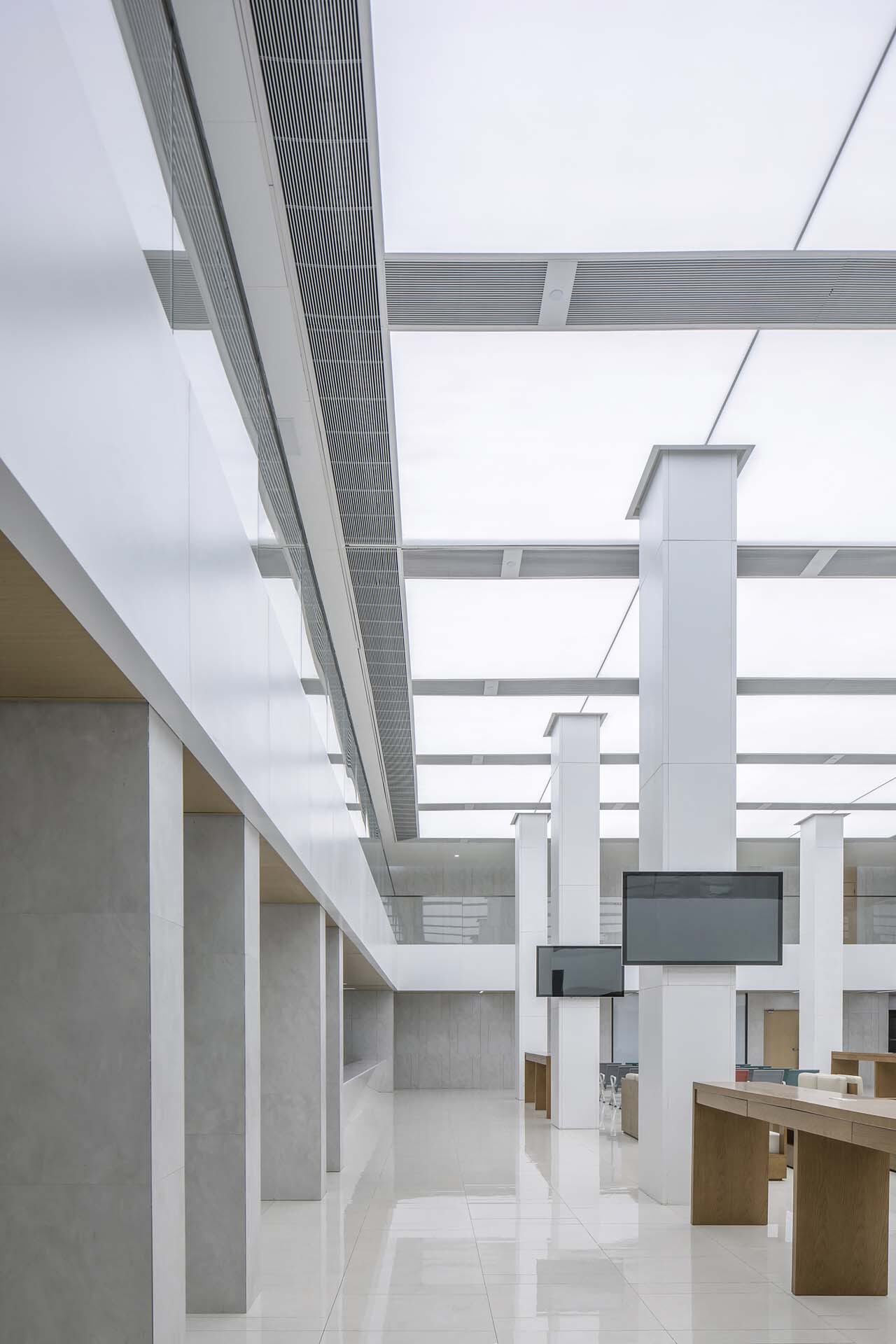 BIM建筑|朝向天空的院子——北京通州潞城市民中心 / 意度建筑