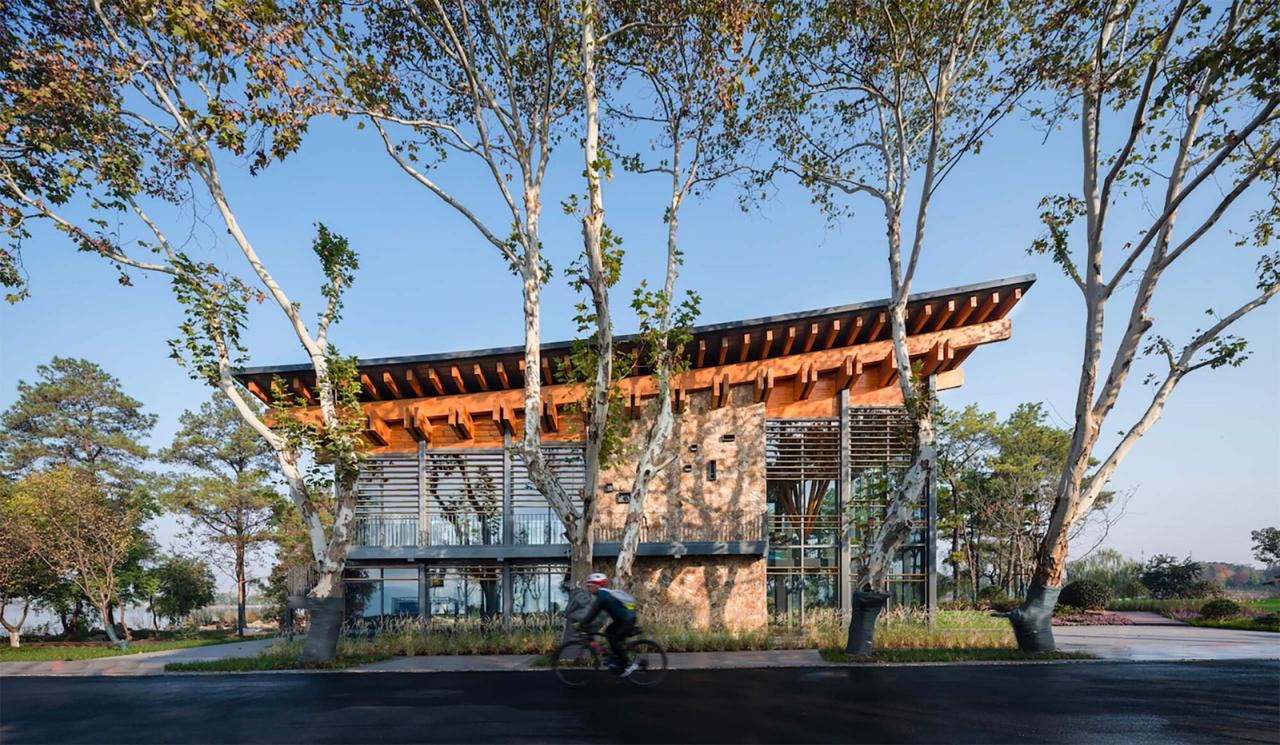 BIM建筑|中国履行《湿地公约》30周年成就展馆 / 华中科技大学李保峰建筑工作室