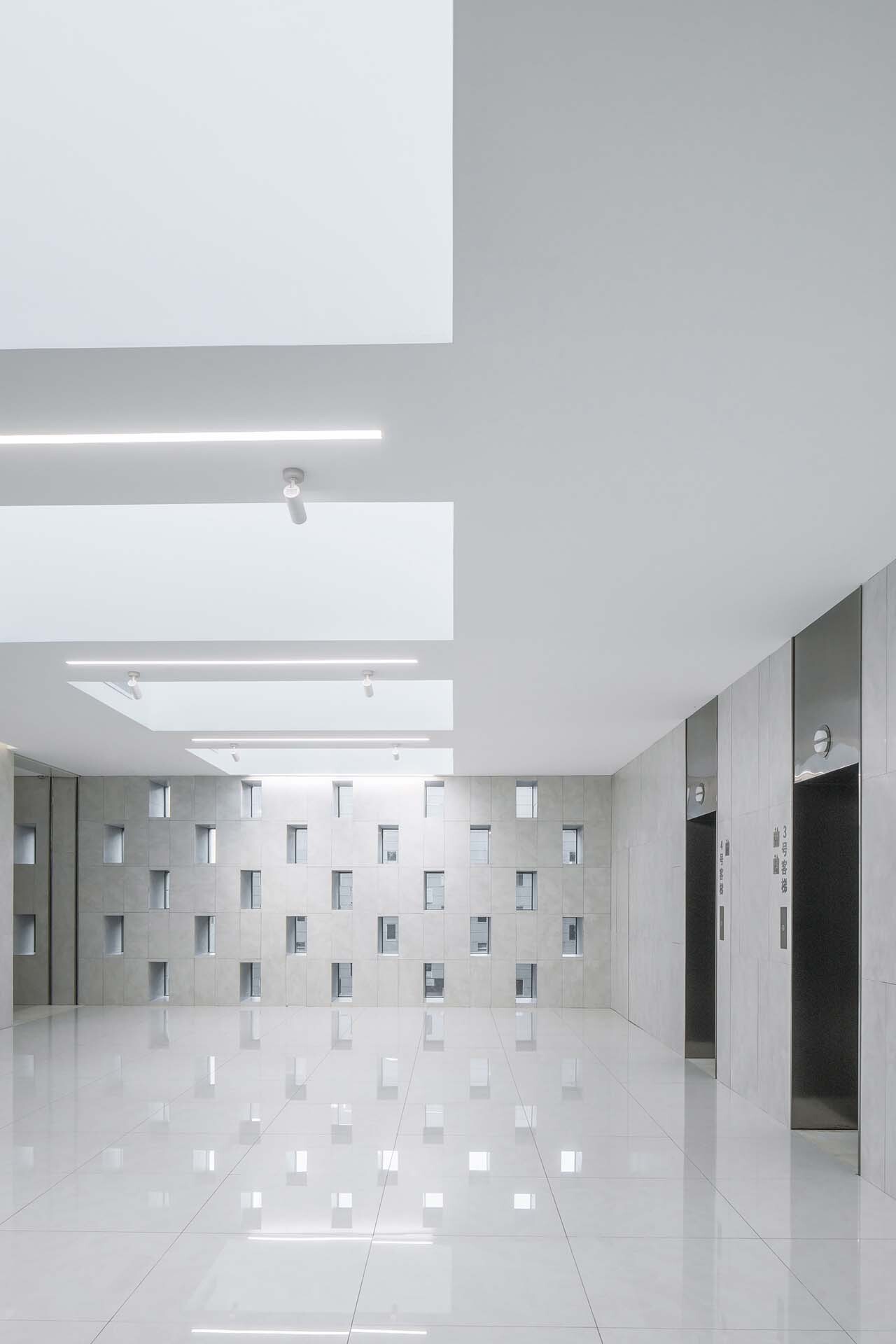 BIM建筑|朝向天空的院子——北京通州潞城市民中心 / 意度建筑