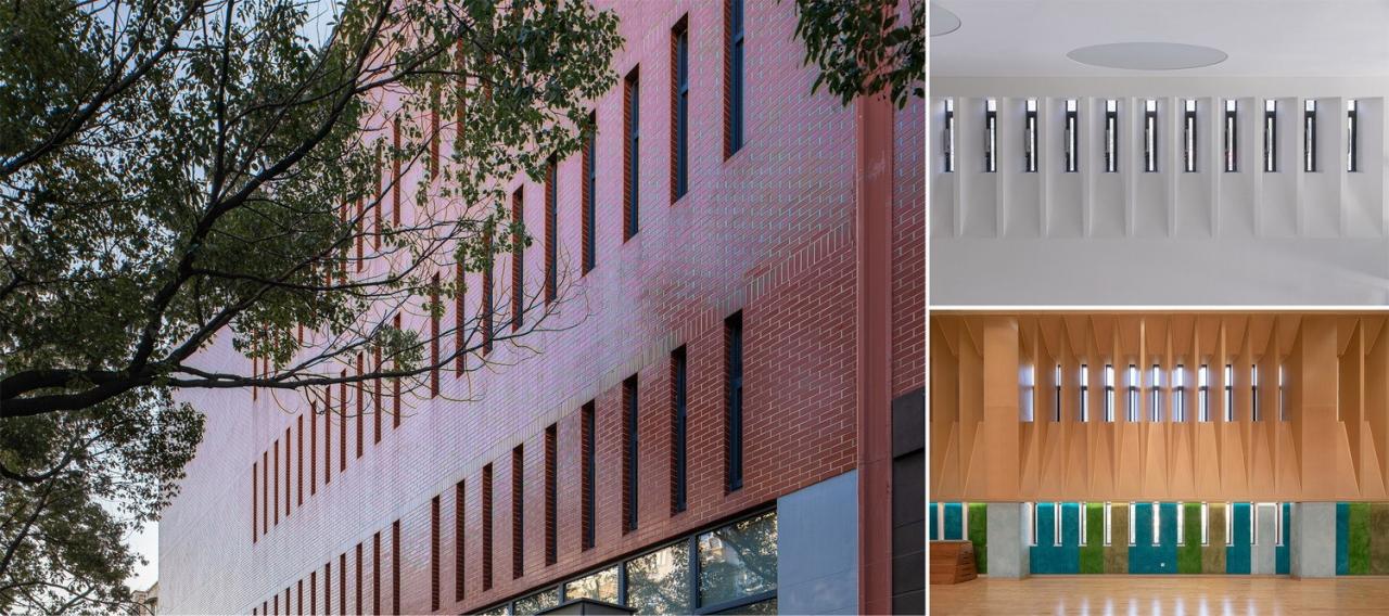 BIM建筑|兰生复旦中学国和路校区改扩建项目 / 上海华都建筑规划设计有限公司