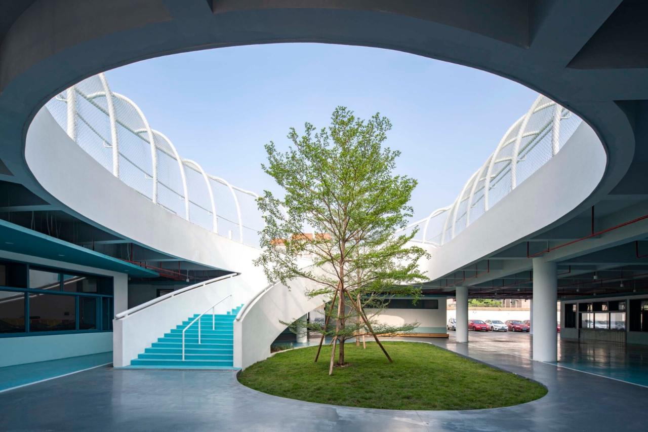 BIM建筑|龙江外国语学校附属小学改造（旺岗小学） / 竖梁社建筑