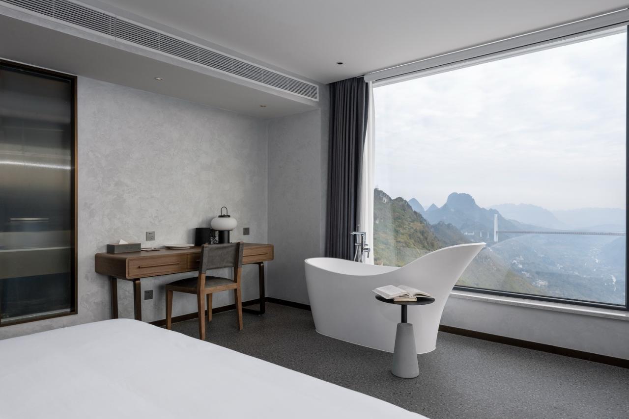 BIM建筑|悬崖边的天空民宿：尧珈•望瀑/ 上海尧舜建筑设计有限公司