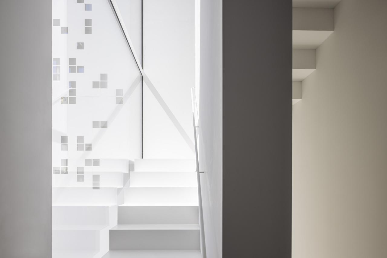 BIM建筑|一堵“逐渐消失”的墙，溶解像素屋 / Anderman Architects