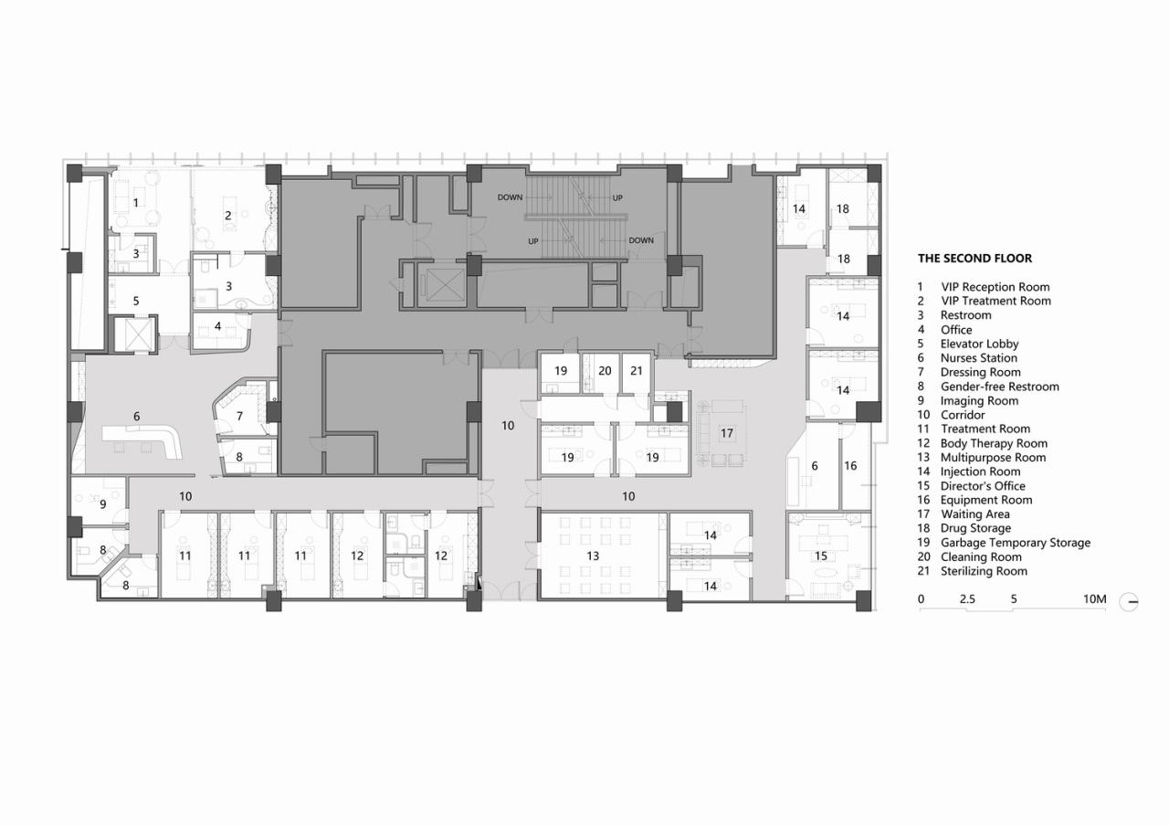 BIM建筑|数字水墨的有机生长：卓彦丽格医美诊所 / CAA室内新作