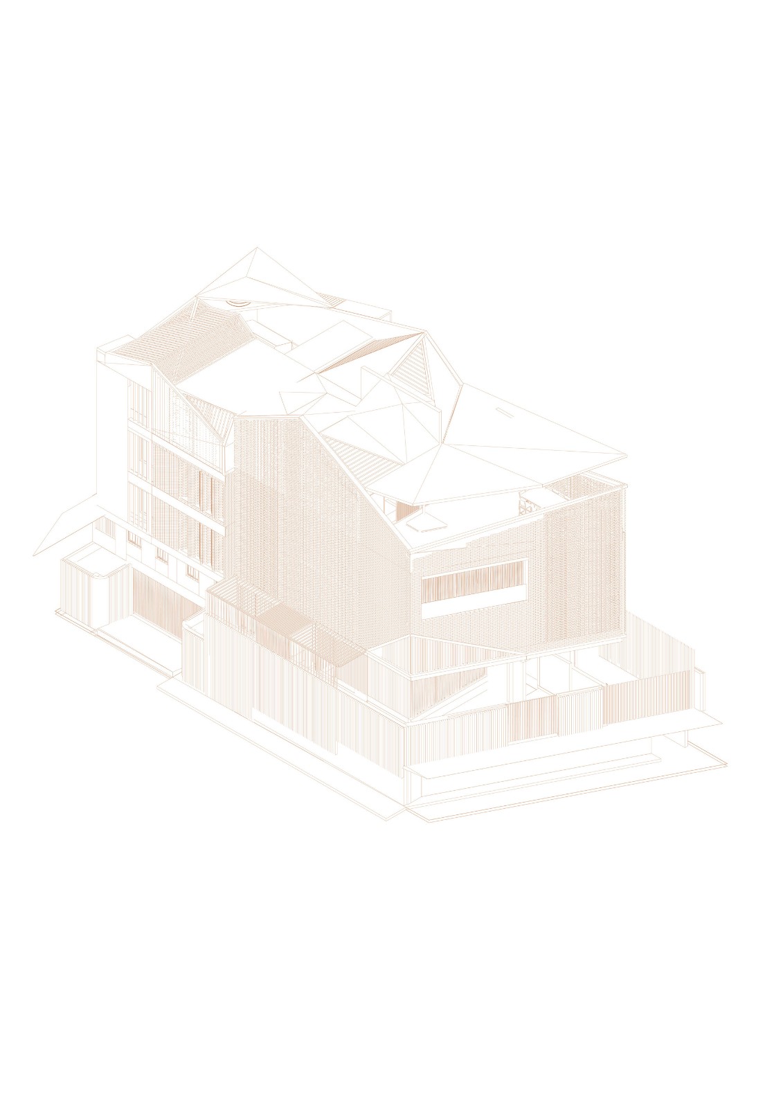 BIM建筑|红砖小筑 / The Purple Ink Studio