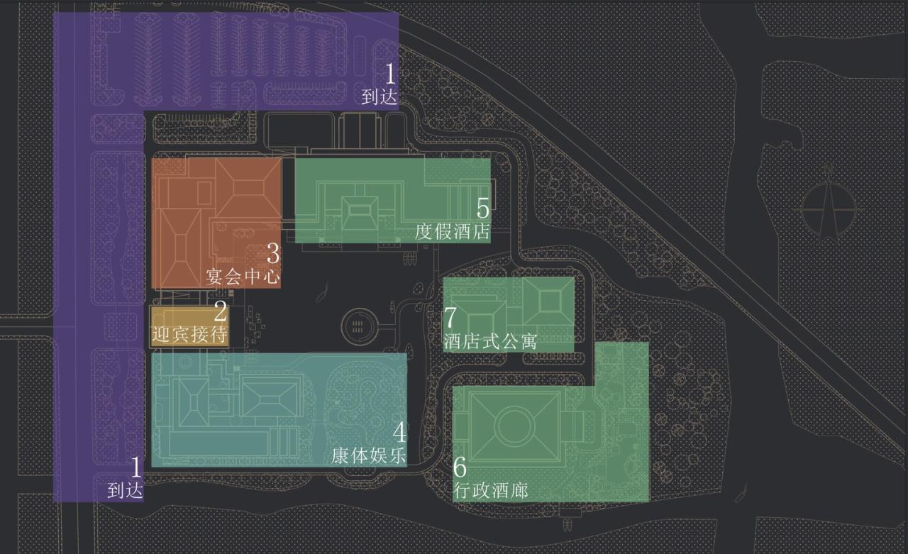BIM建筑|湿地浮岛·溱湖宾馆 / 简和建筑