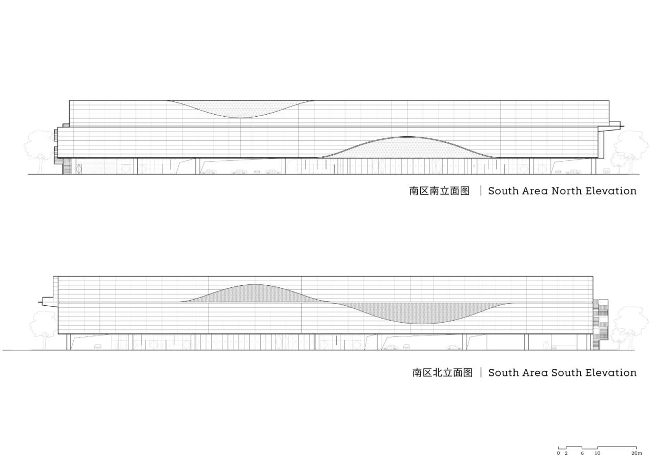 BIM建筑|沪杭高速嘉兴服务区：公路上的综合体 / goa大象设计