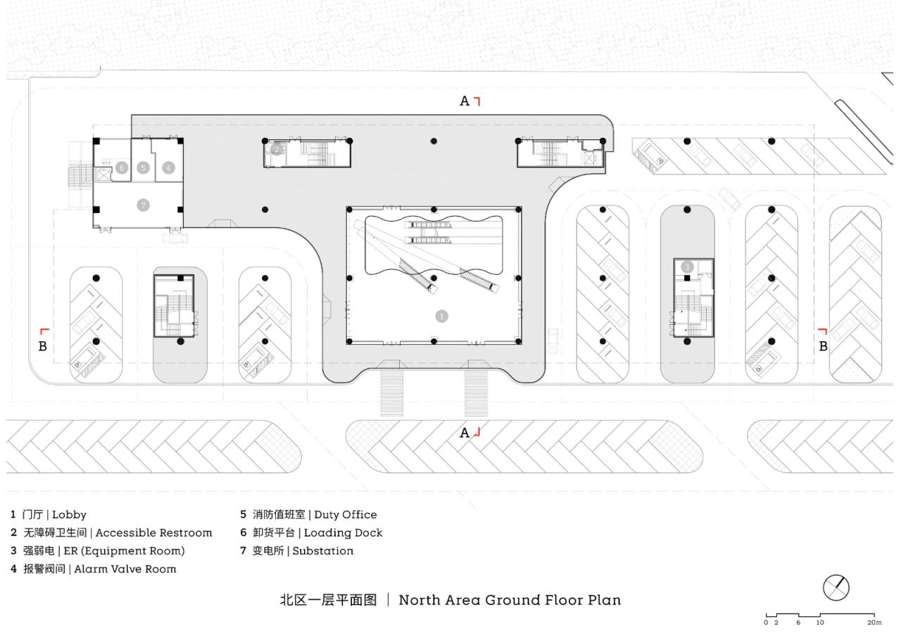 BIM建筑|沪杭高速嘉兴服务区：公路上的综合体 / goa大象设计