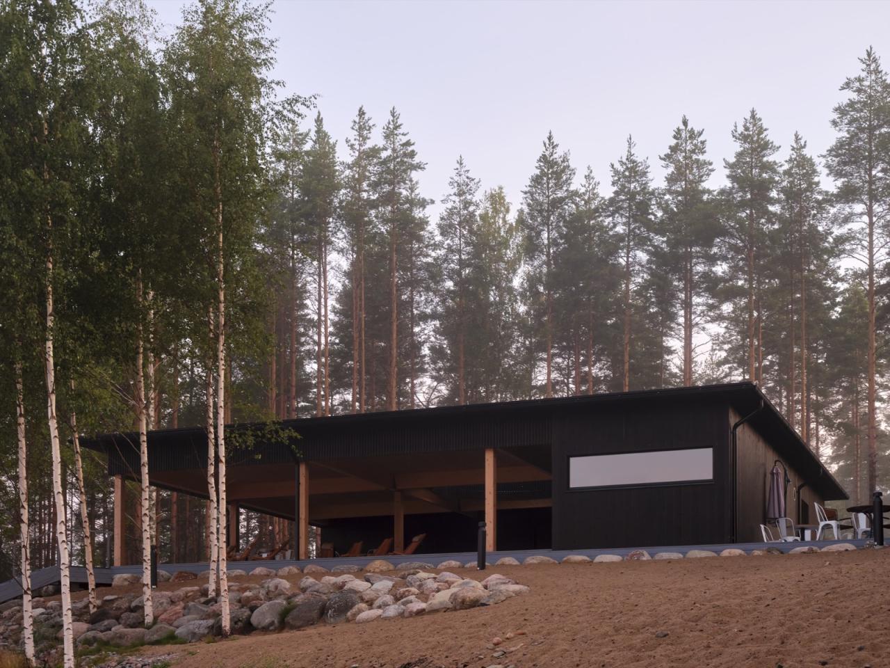 BIM建筑|依林傍水，Pistohiekka 度假村 / Studio Puisto