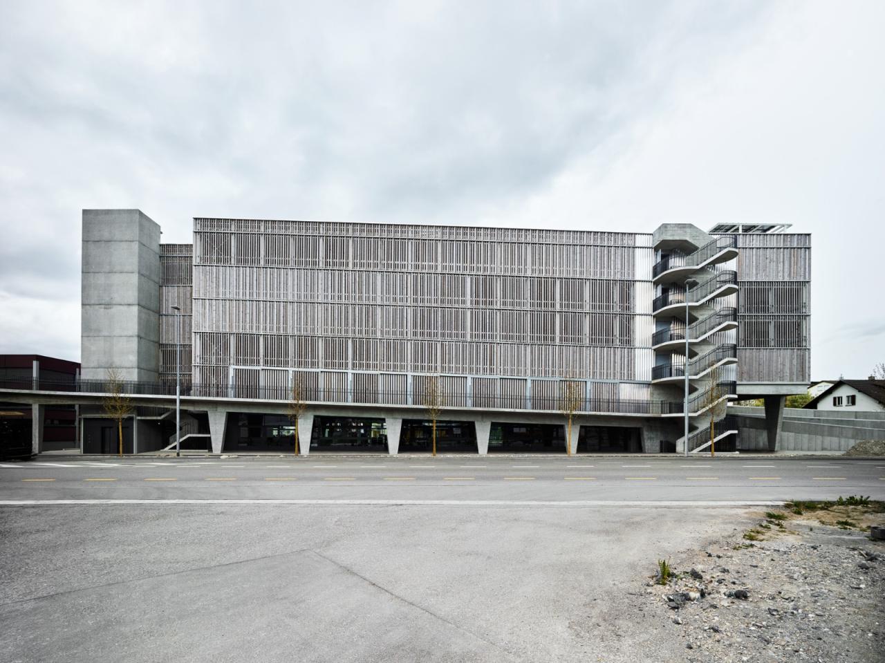 BIM建筑|精密控制，MHZN 瑞士楚格北站移动枢纽 / Hosoya Schaefer Architects