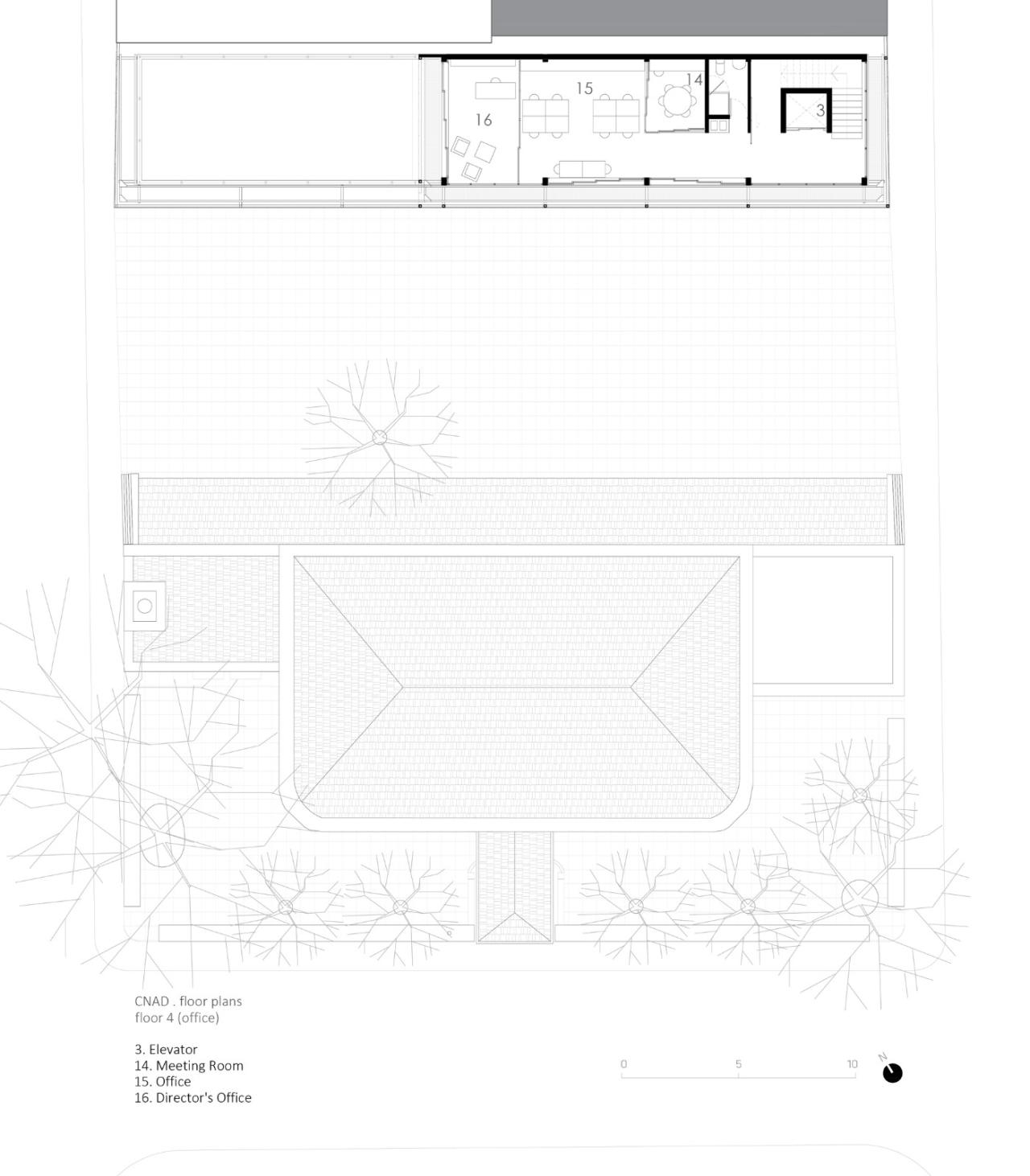 BIM建筑|桶盖表皮，CNAD 艺术工艺设计中心 / Ramos Castellano Arquitectos