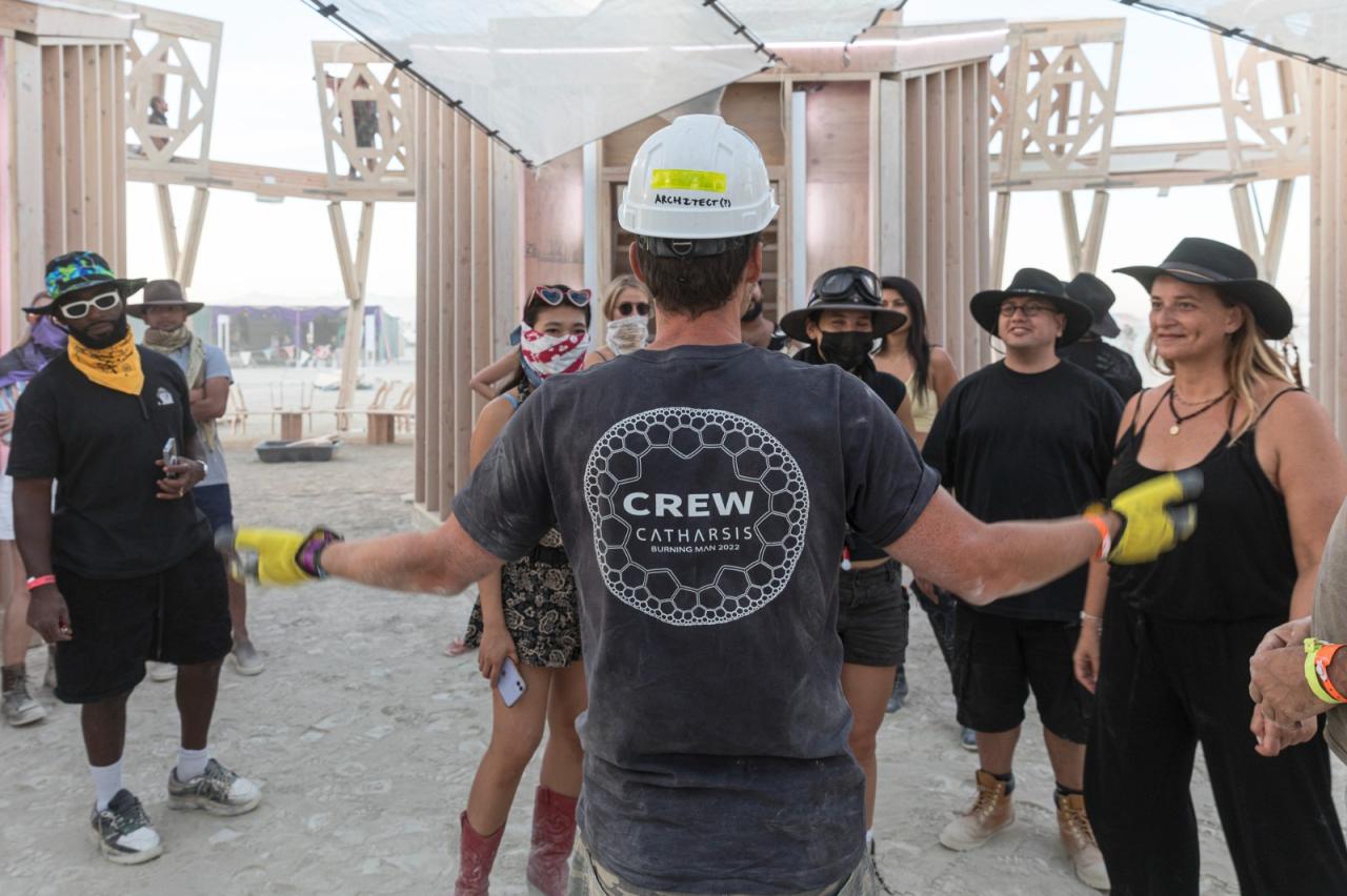 BIM建筑|火人节“宣泄/淨化”分形画廊 / MAMOU-MANI