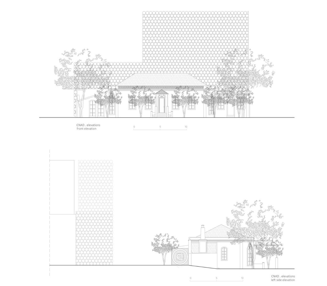 BIM建筑|桶盖表皮，CNAD 艺术工艺设计中心 / Ramos Castellano Arquitectos