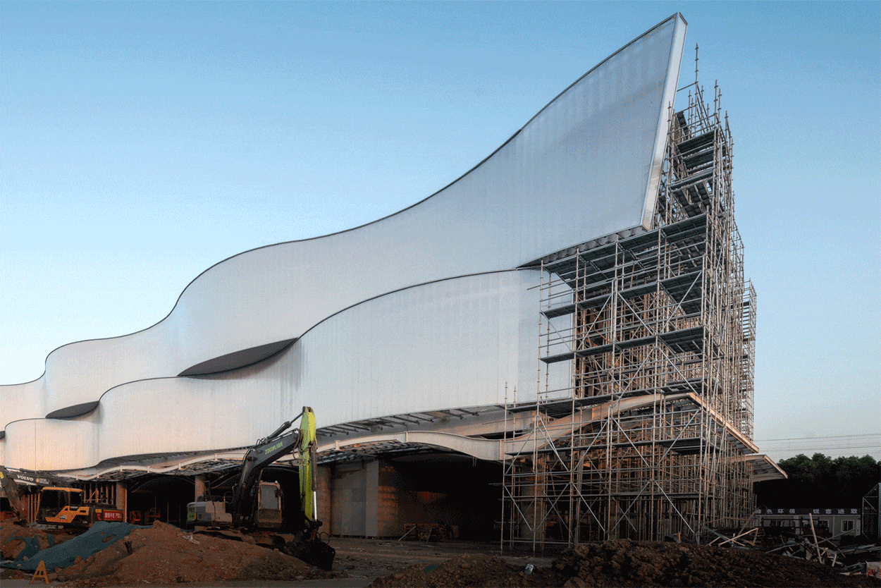 BIM建筑|沪杭高速嘉兴服务区：公路上的综合体 / goa大象设计