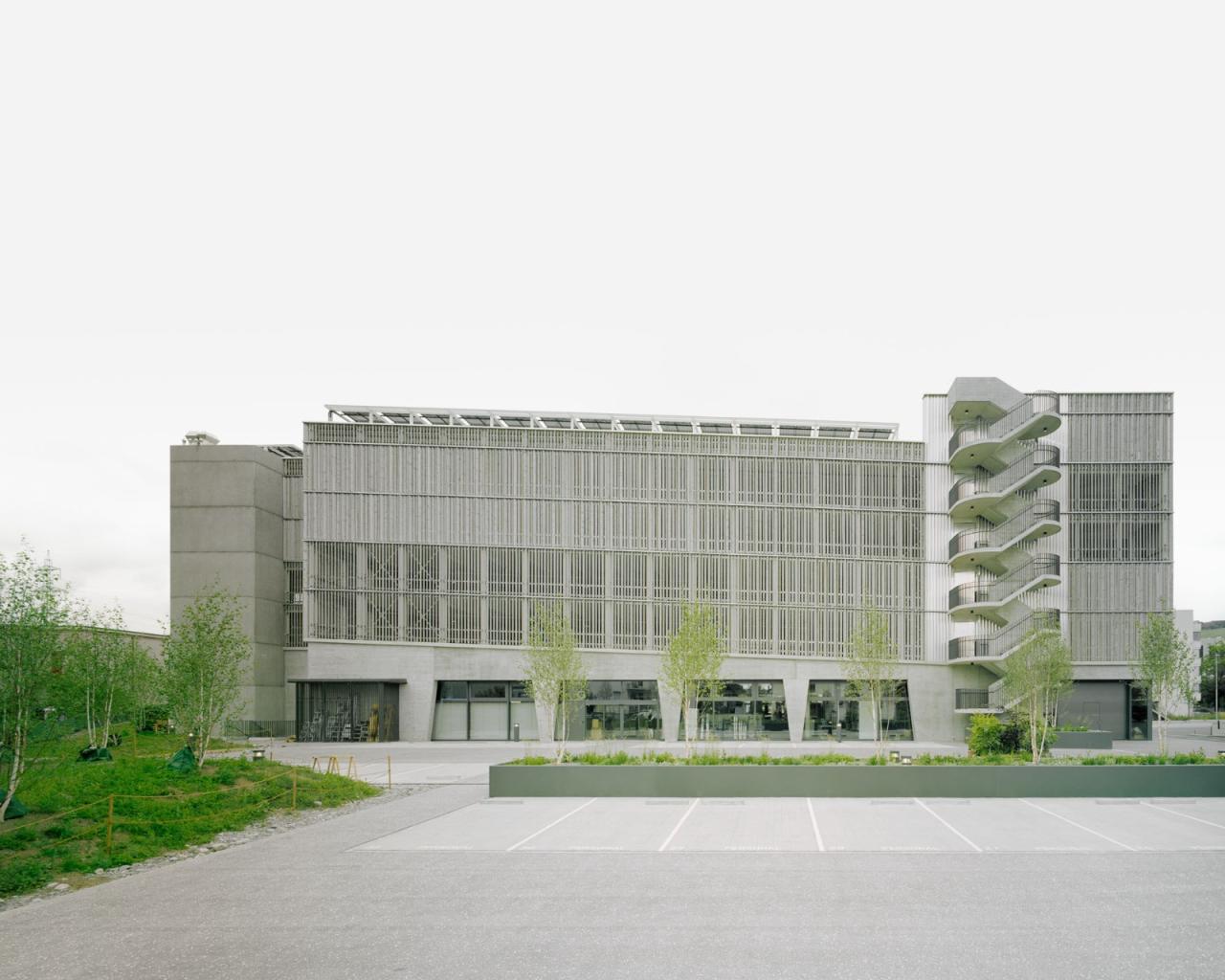 BIM建筑|精密控制，MHZN 瑞士楚格北站移动枢纽 / Hosoya Schaefer Architects