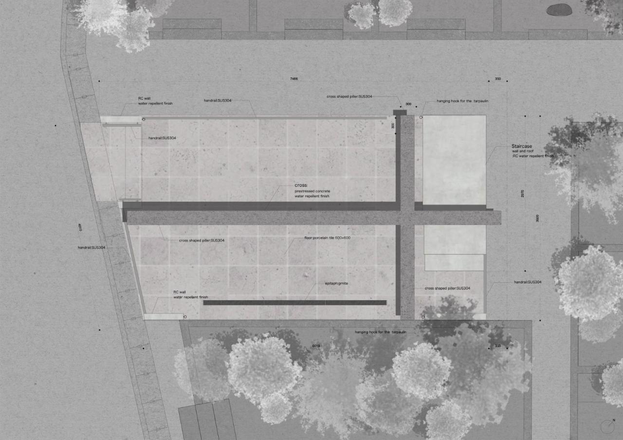 BIM建筑|镰仓雪下教堂墓地 / 保坂猛建筑都市设计事务所