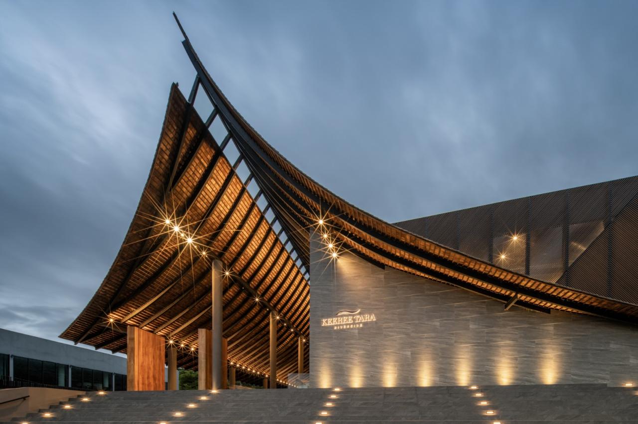 BIM建筑|超大规模泰式餐厅 Keereetara / IDIN Architects