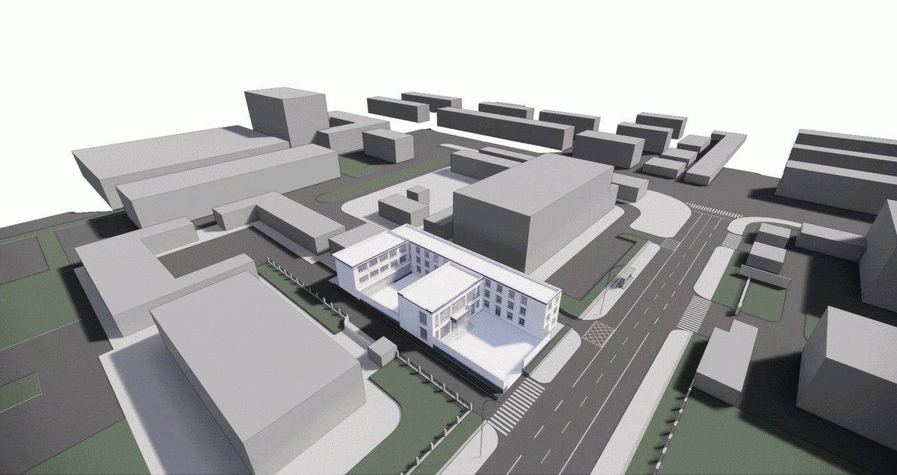 BIM建筑|钛媒体“折叠公园”，北京团河派出所旧址改造 / 靠近设计