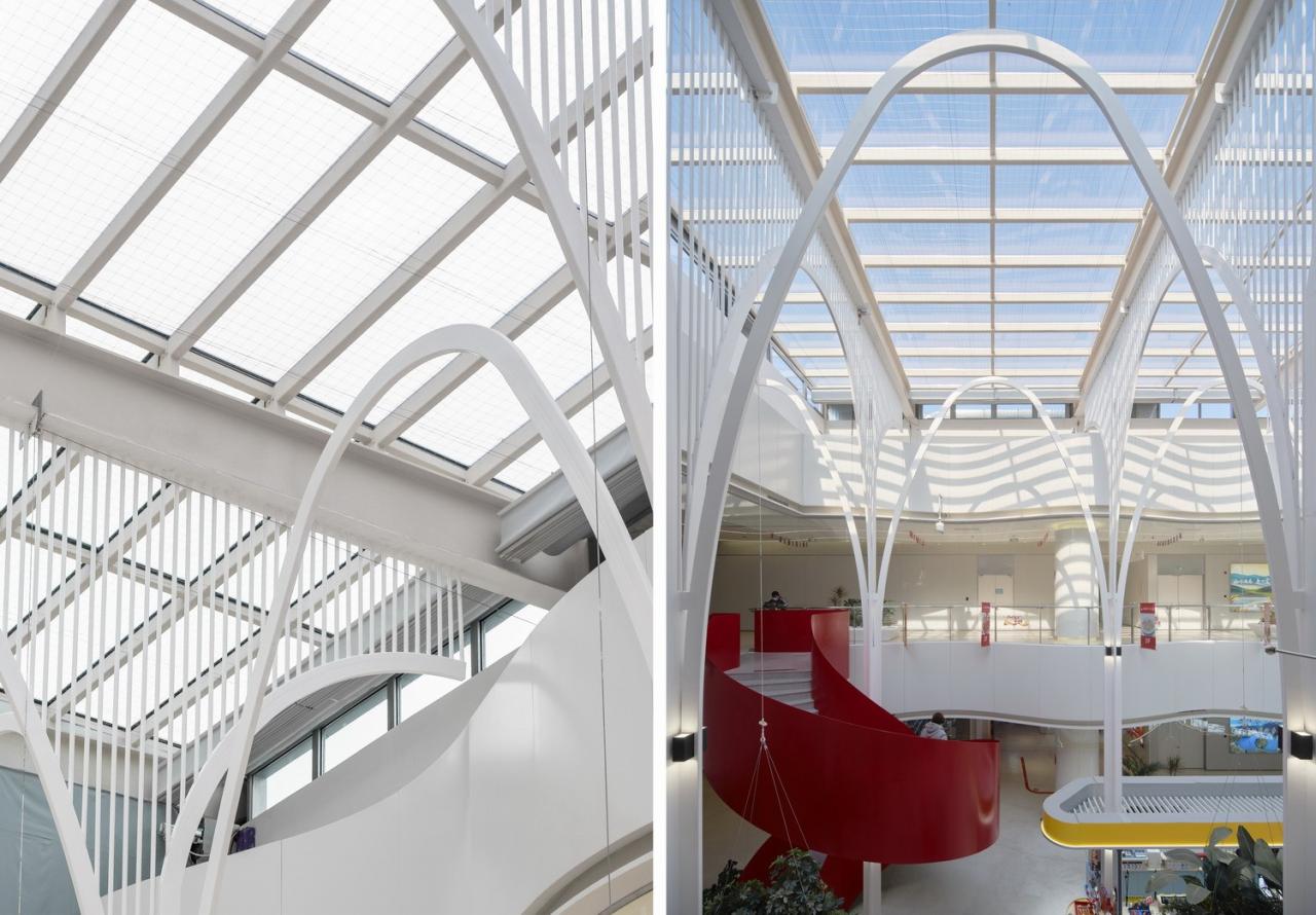 BIM建筑|沪杭高速嘉兴服务区：公路上的综合体 / goa大象设计