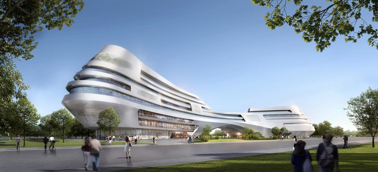 BIM建筑|聆听未来：科大讯飞全球总部 / 孟凡浩-line+建筑事务所