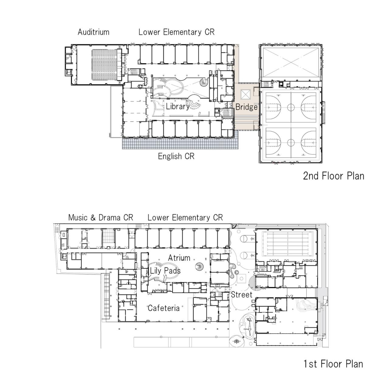 BIM建筑|横滨国际学校，内外均木质饰面 / 大成建设 + 隈研吾建筑都市设计事务所