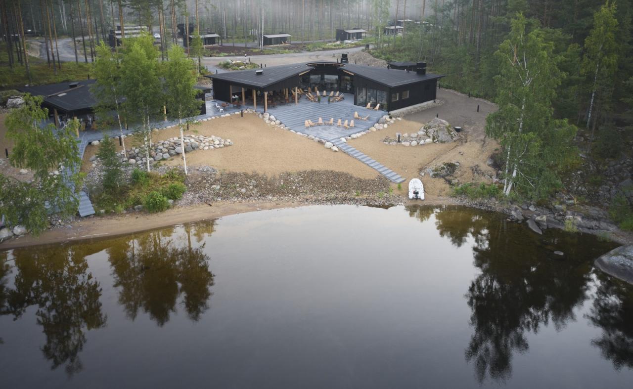 BIM建筑|依林傍水，Pistohiekka 度假村 / Studio Puisto