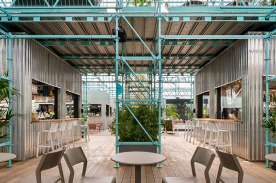 BIM建筑|奇比克-克里斯托弗利用再生材料创建可逆“宣言市场”