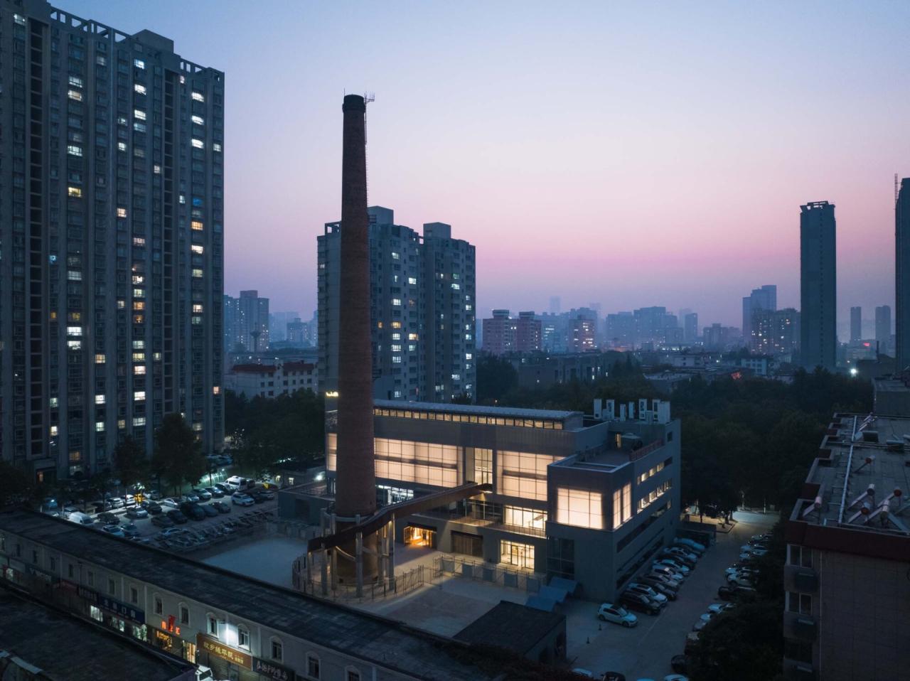 BIM建筑|山灰艺术社区，西安石油大学生活区锅炉房改造 / 日常建造