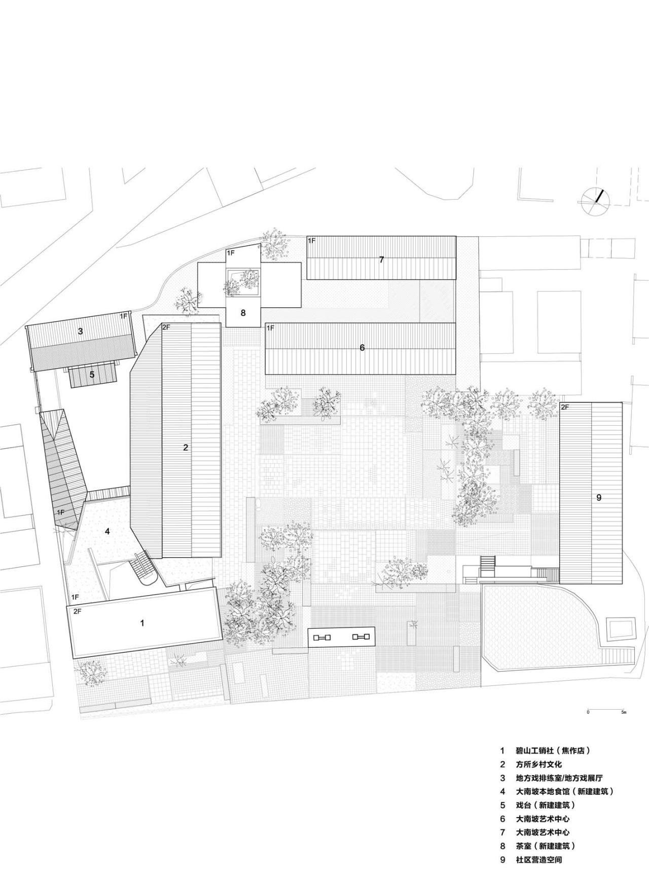 BIM建筑|大南坡大队部改造 / 场域建筑