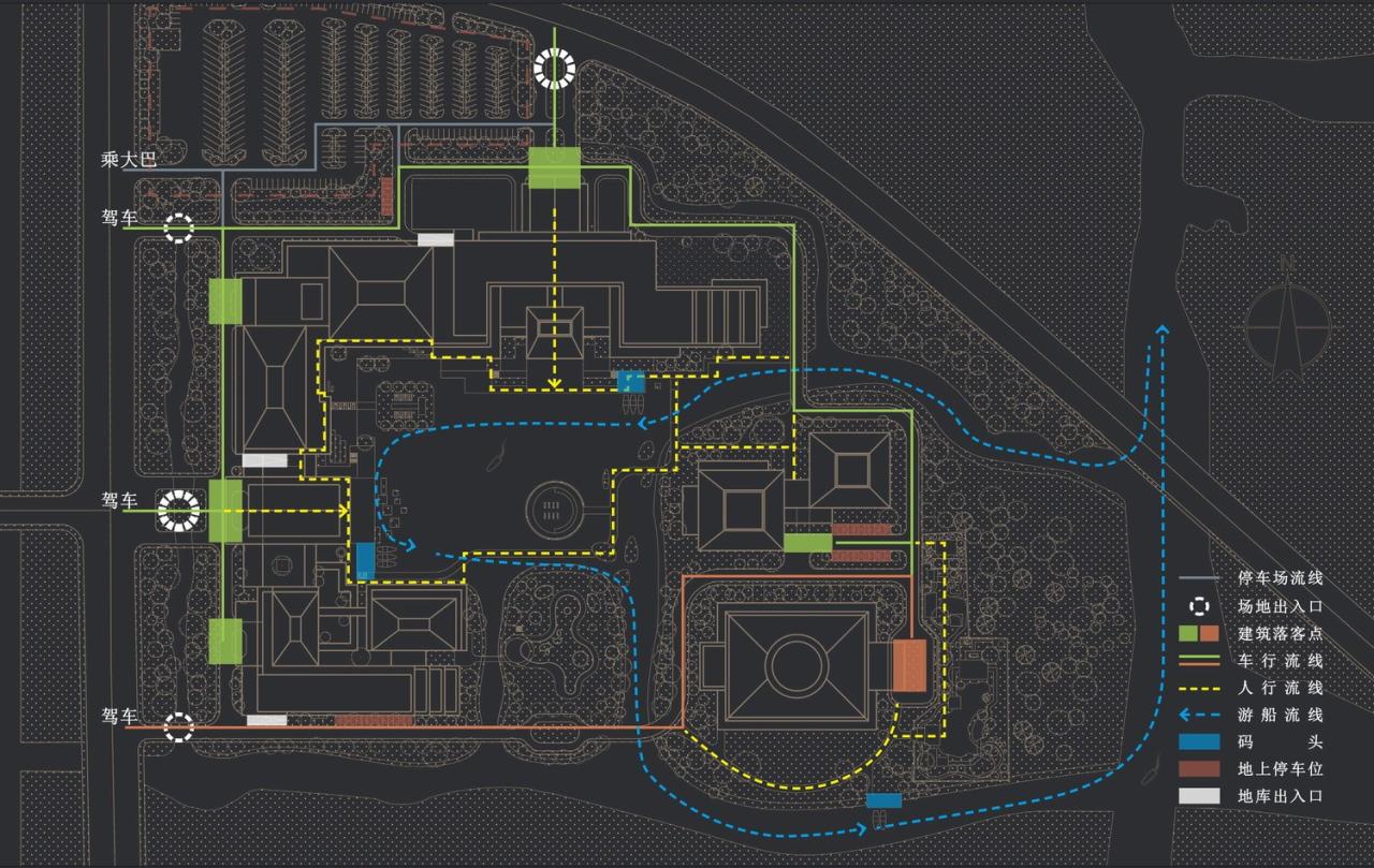 BIM建筑|湿地浮岛·溱湖宾馆 / 简和建筑