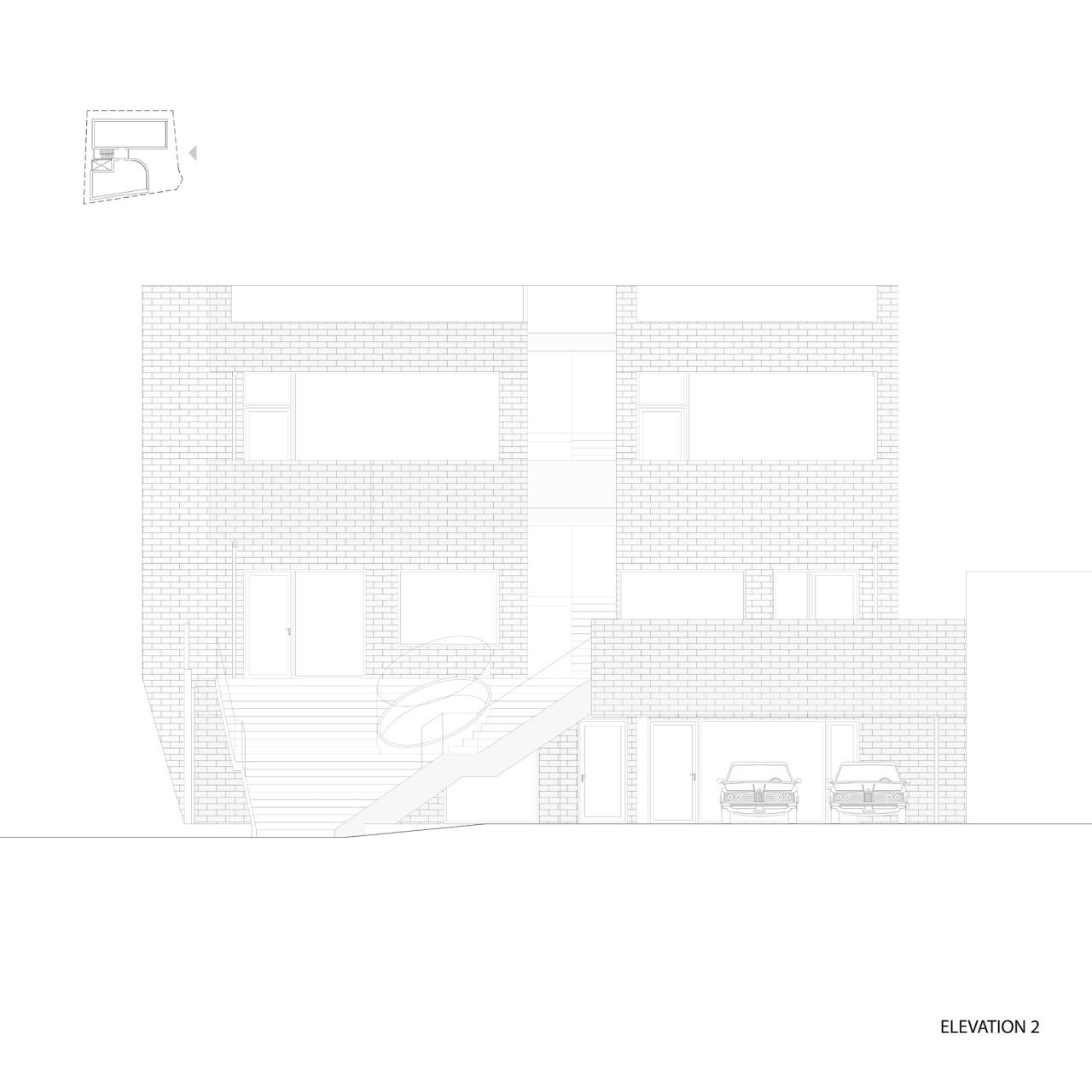 BIM建筑|通向街角的楼梯，Y2 综合大楼 / DAAL