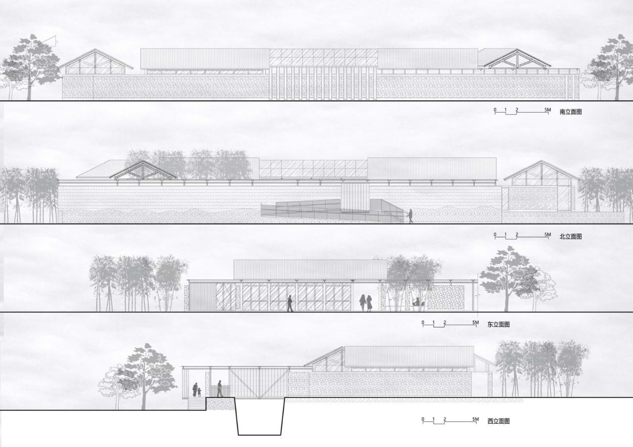 BIM建筑|南京汤山猿人洞游客驿站 / 东南大学建筑设计研究院建筑技术与艺术(ATA)工作室