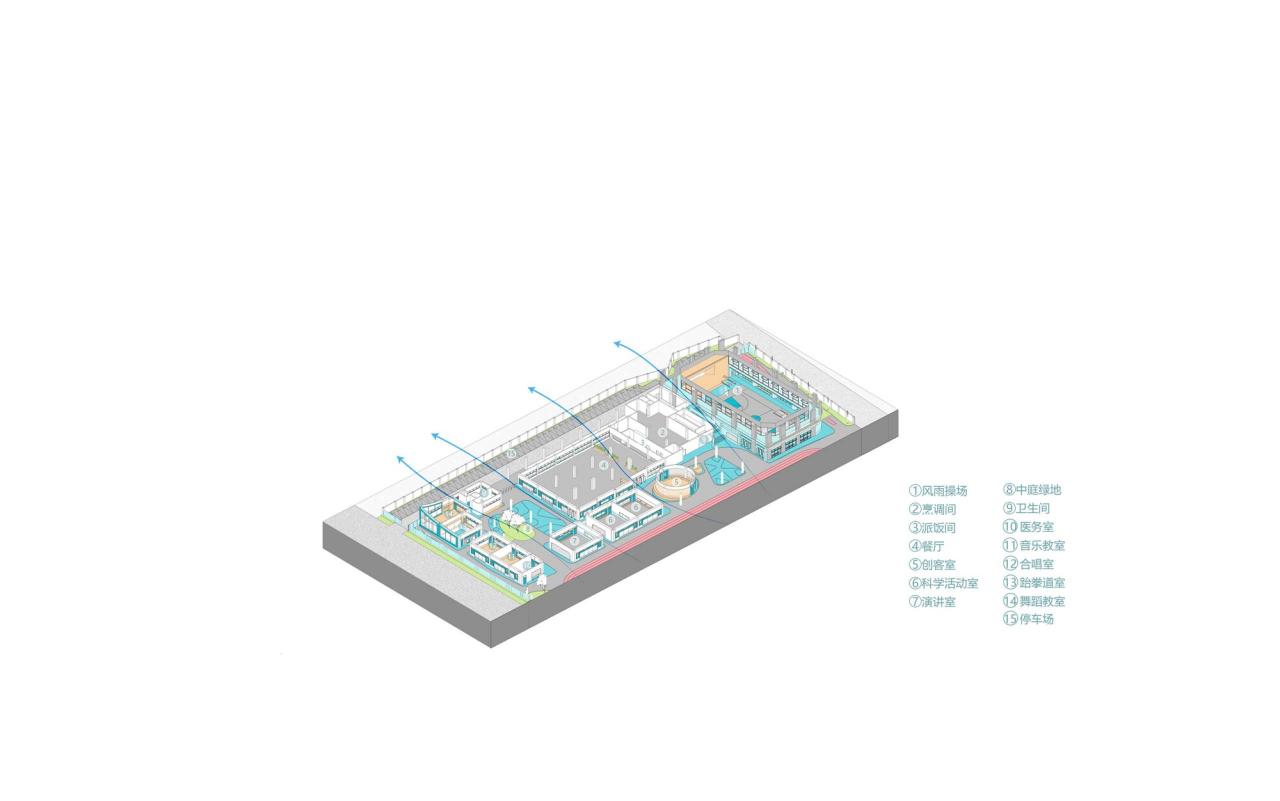 BIM建筑|龙江外国语学校附属小学改造（旺岗小学） / 竖梁社建筑