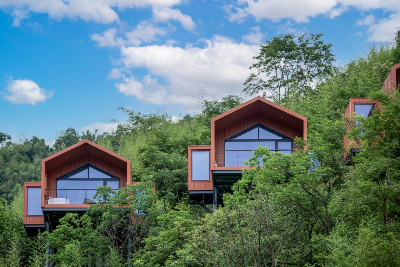 BIM建筑|群山绵延中的山谷小墅：尧珈·养心墅 / 上海尧舜建筑设计有限公司