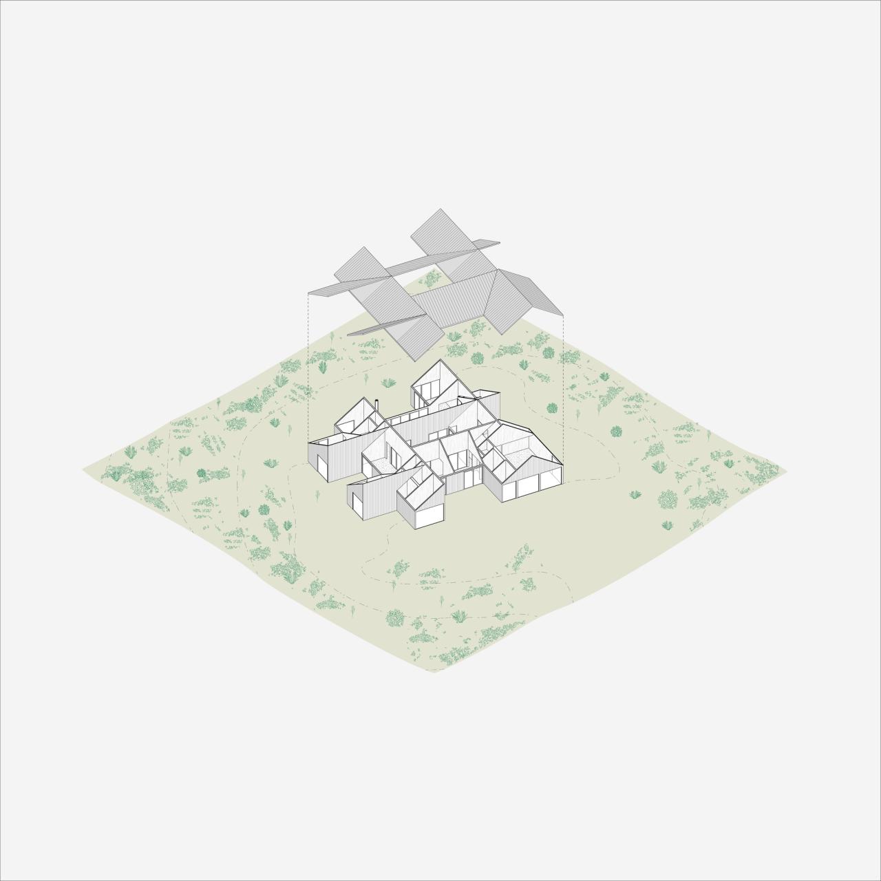 BIM建筑|井字屋 / Mork-Ulnes Architects