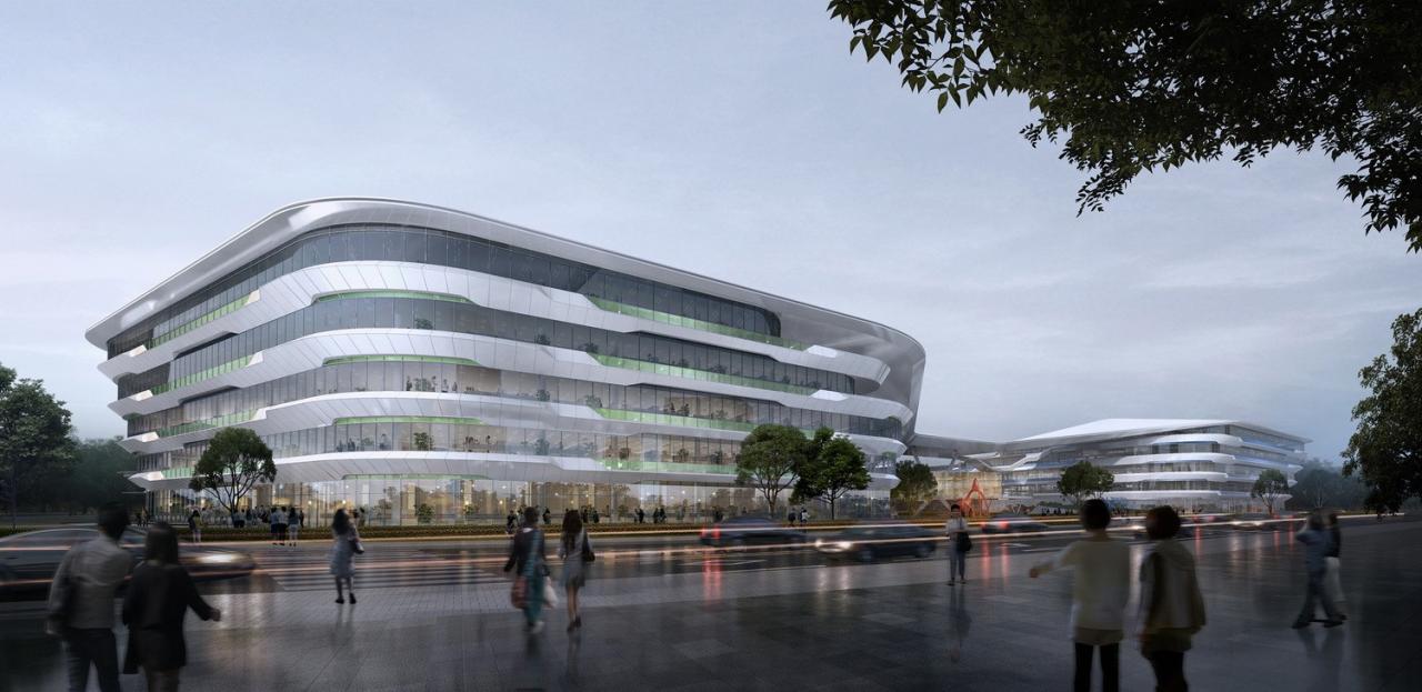 BIM建筑|聆听未来：科大讯飞全球总部 / 孟凡浩-line+建筑事务所