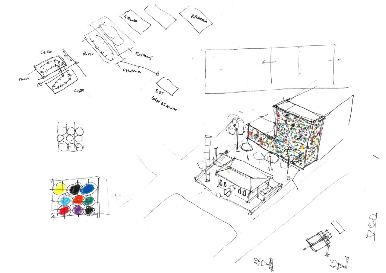 BIM建筑|桶盖表皮，CNAD 艺术工艺设计中心 / Ramos Castellano Arquitectos