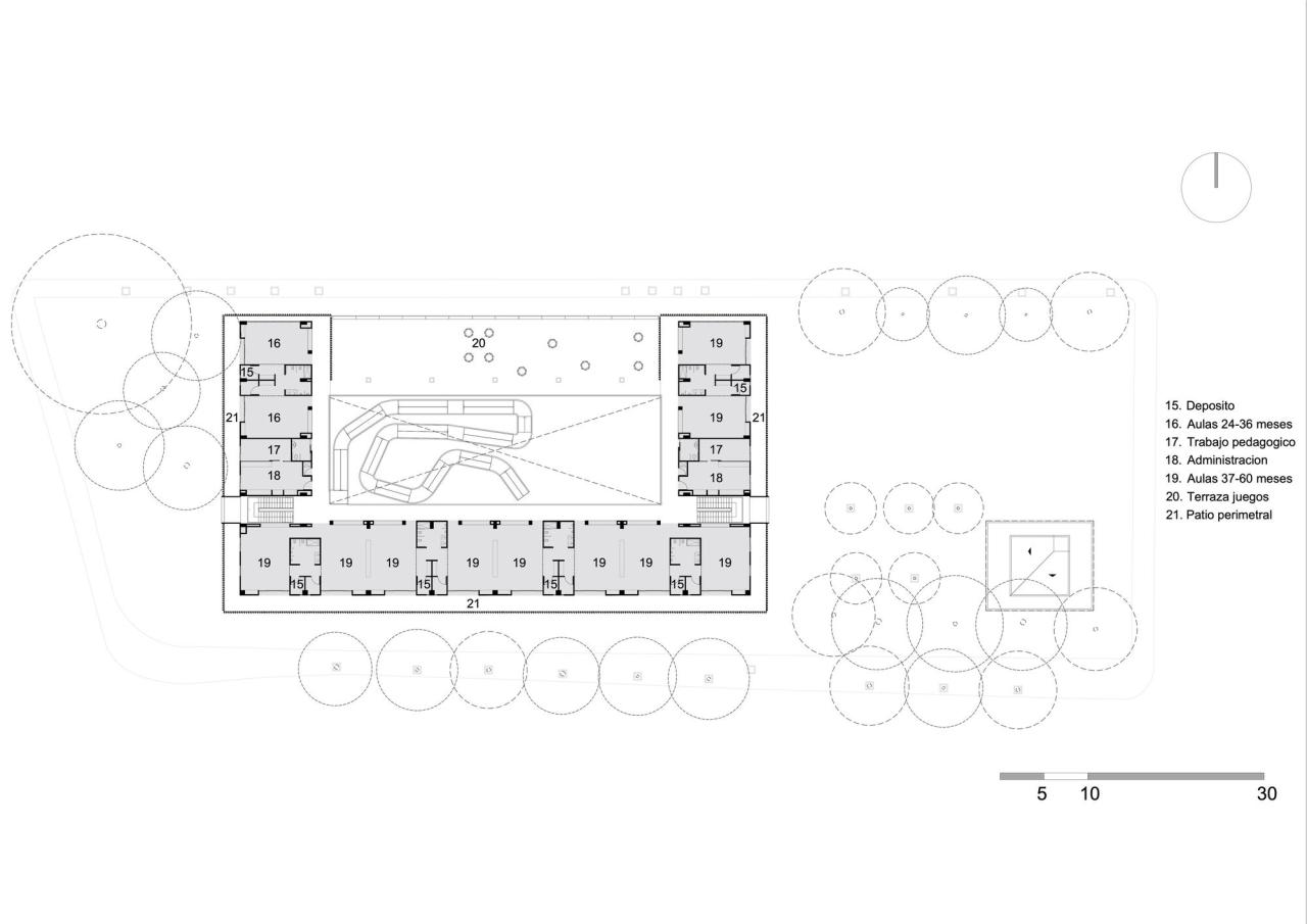 BIM建筑|冠军摇篮儿童发展中心 / Espacio Colectivo Arquitectos