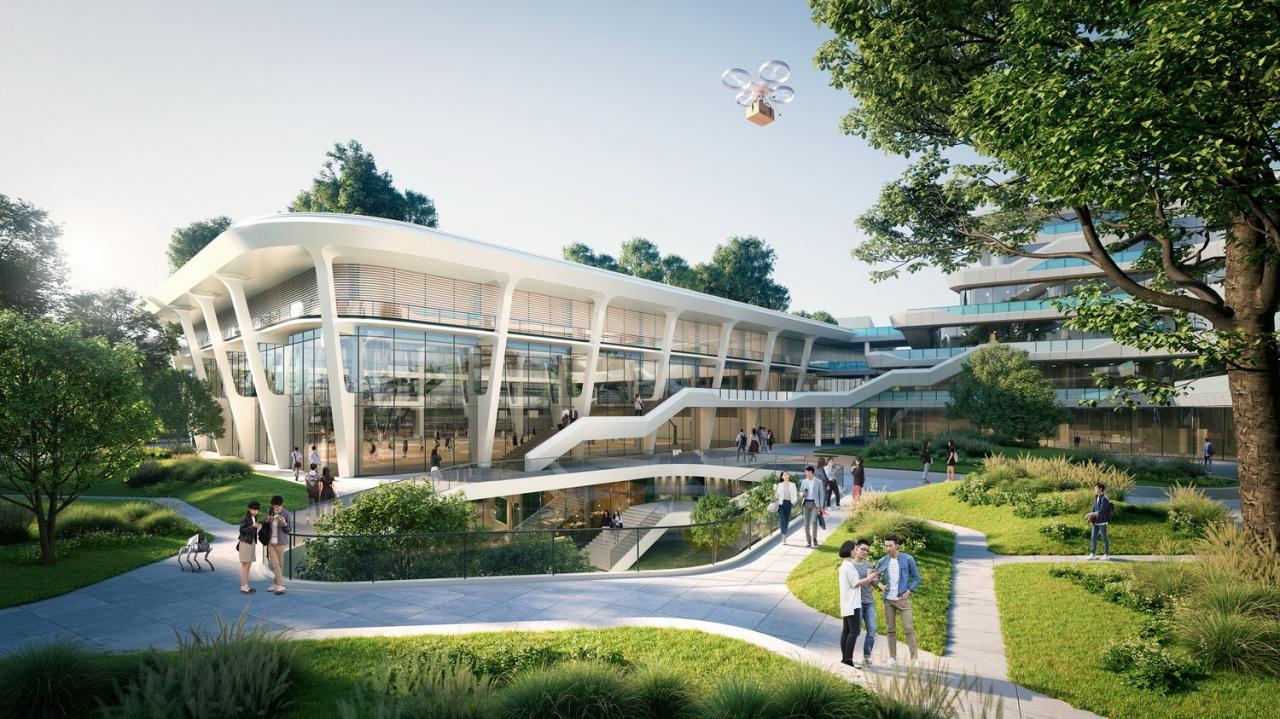 BIM建筑|聆听未来：科大讯飞全球总部 / 孟凡浩-line+建筑事务所