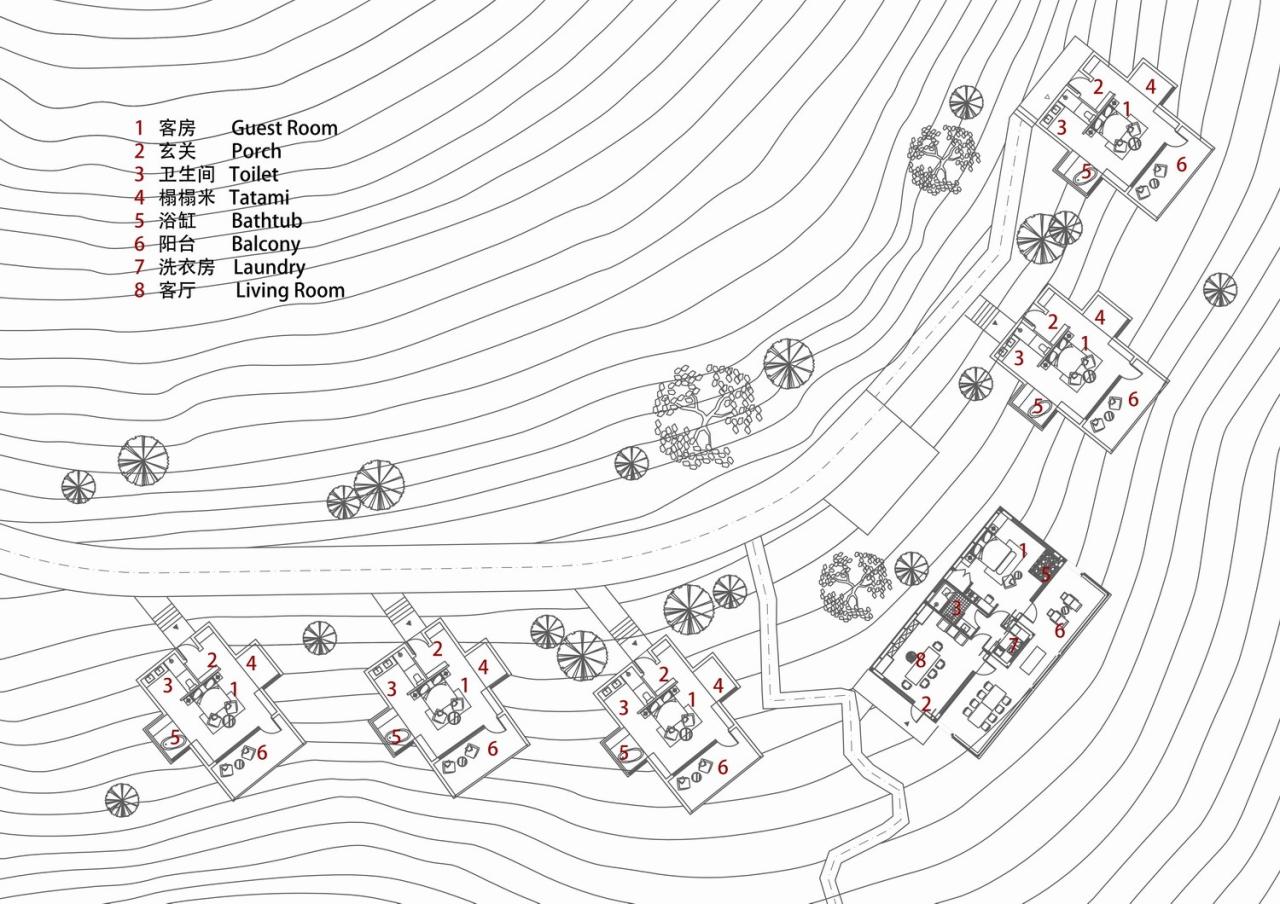 BIM建筑|群山绵延中的山谷小墅：尧珈·养心墅 / 上海尧舜建筑设计有限公司