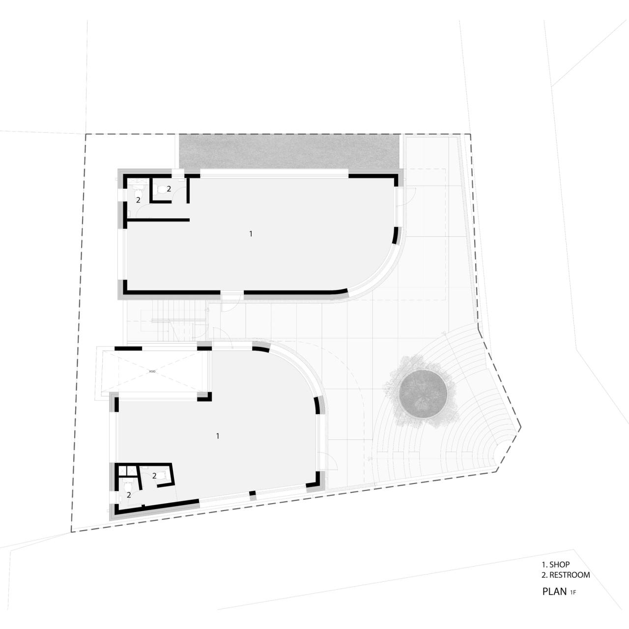 BIM建筑|通向街角的楼梯，Y2 综合大楼 / DAAL