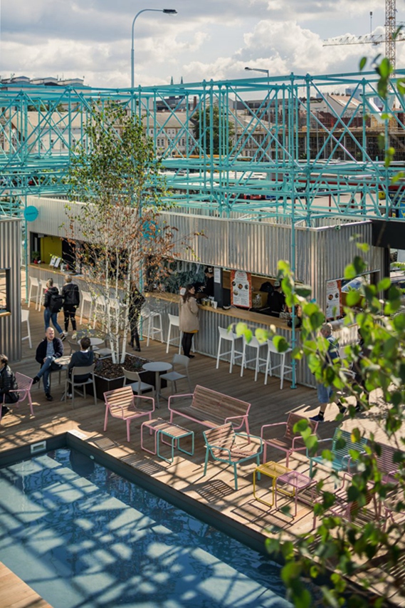 BIM建筑|奇比克-克里斯托弗利用再生材料创建可逆“宣言市场”