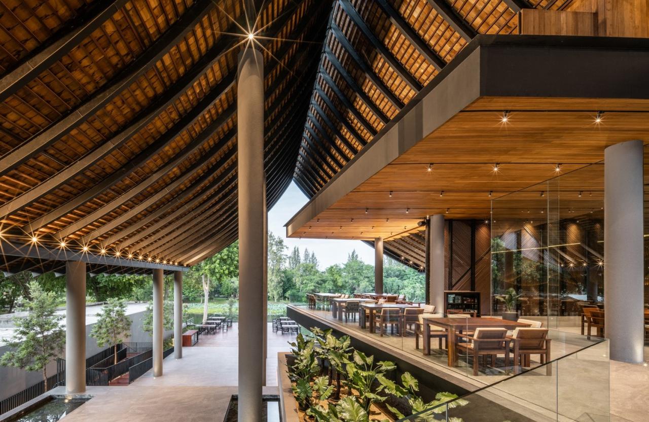 BIM建筑|超大规模泰式餐厅 Keereetara / IDIN Architects