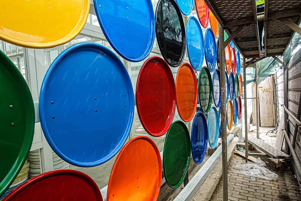 BIM建筑|桶盖表皮，CNAD 艺术工艺设计中心 / Ramos Castellano Arquitectos